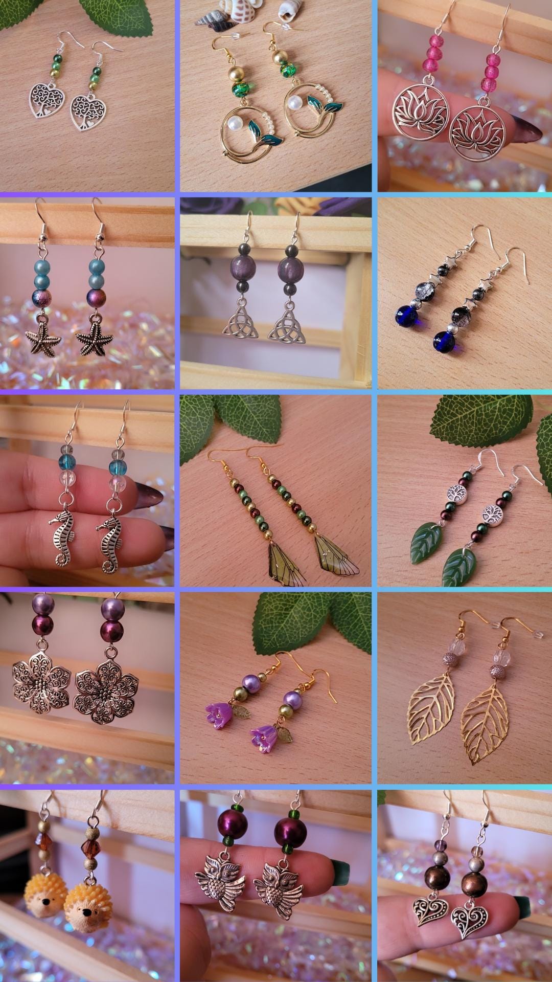 Lucky Dip Dangle Earrings... Would you like a complete surprise?