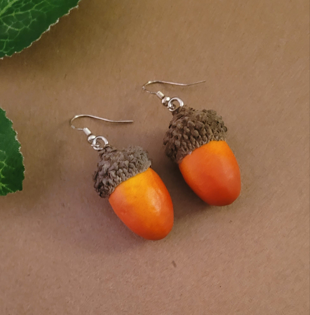 Acorn Dangle Earrings