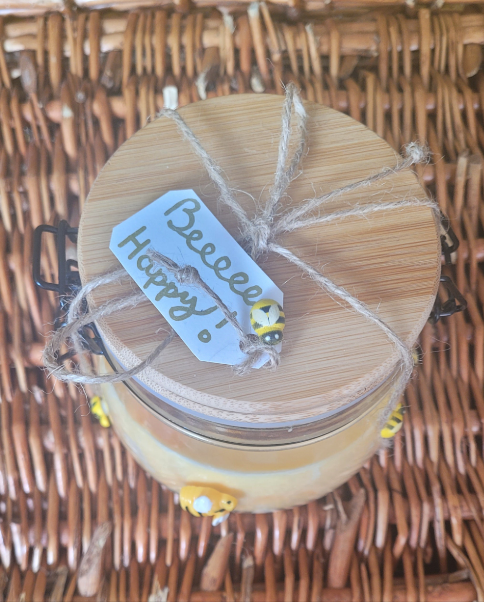 Handmade Honey Bee Soy Candle
