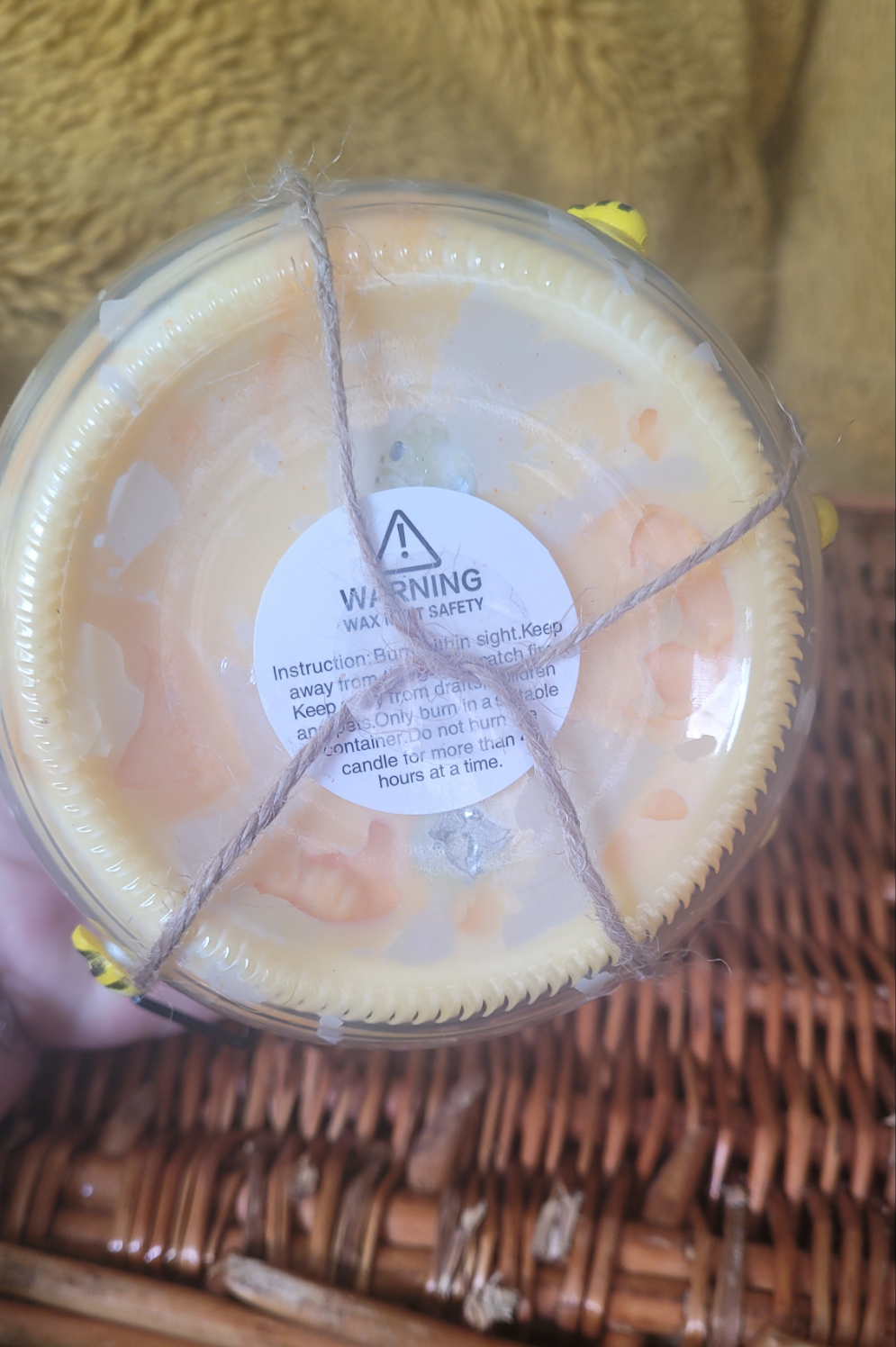 Handmade Honey Bee Soy Candle