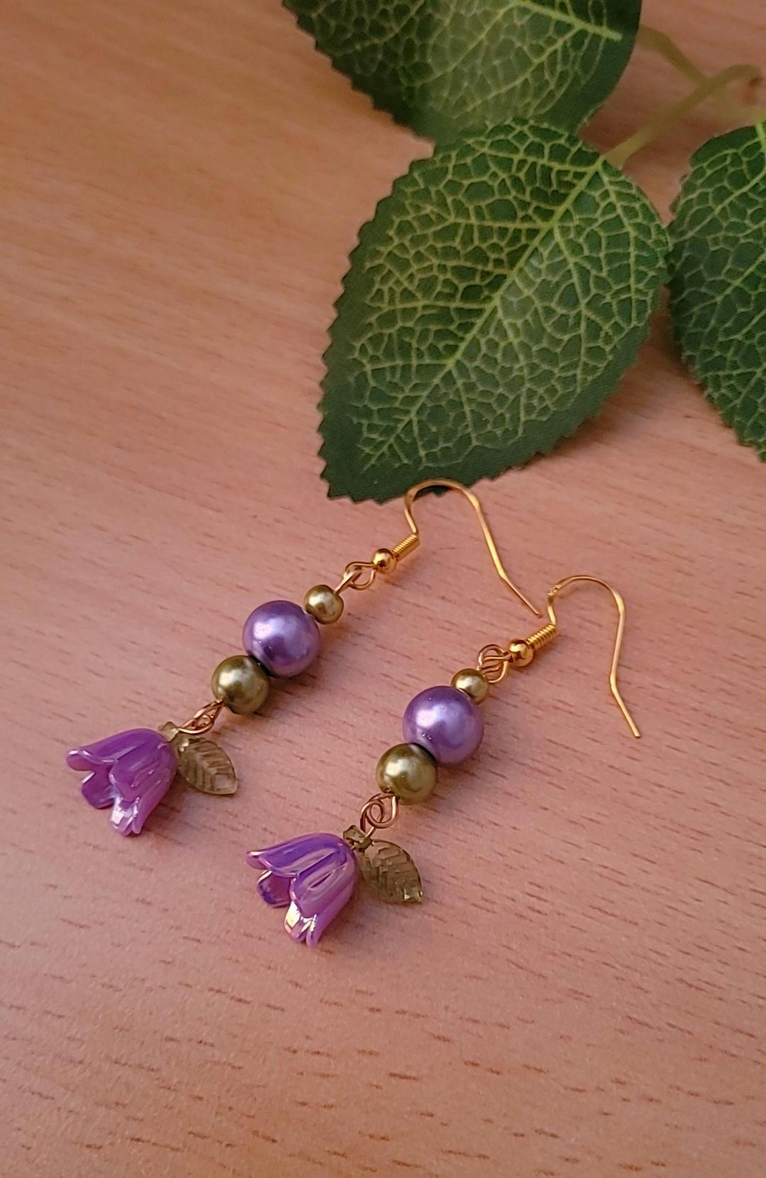 Enchanted Forest Flower Earrings