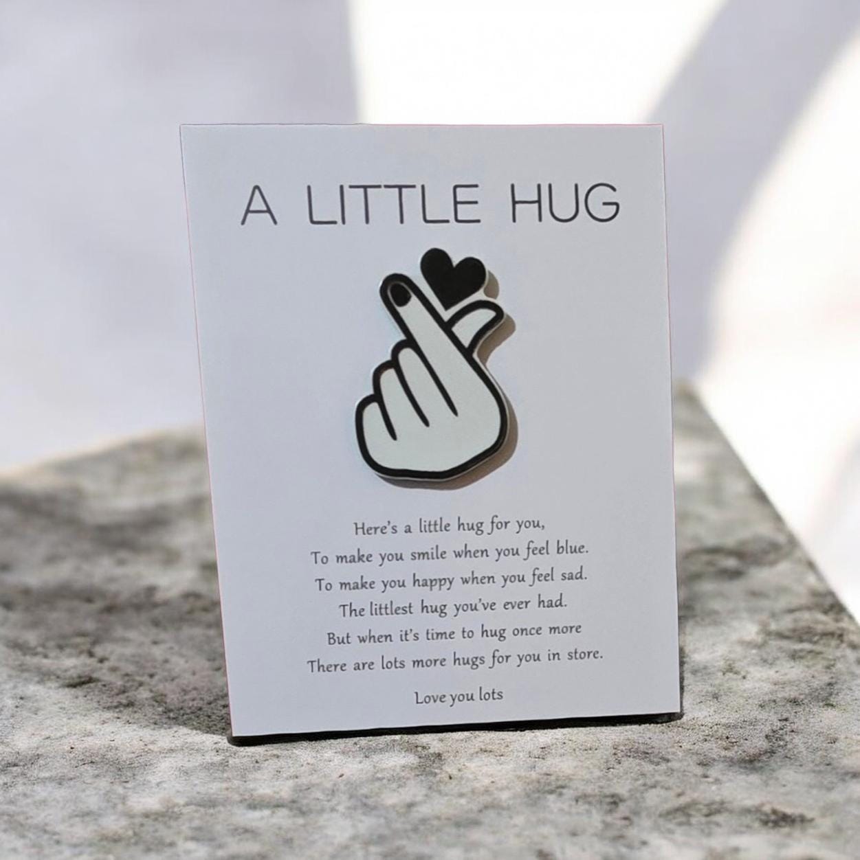 Pocket Hug Card, Thinking of You Gift