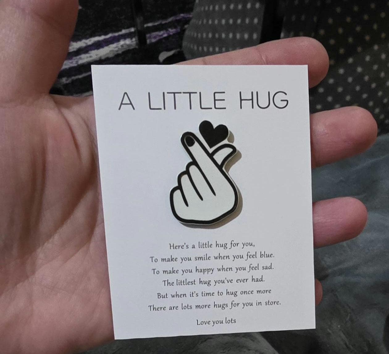 Pocket Hug Card, Thinking of You Gift