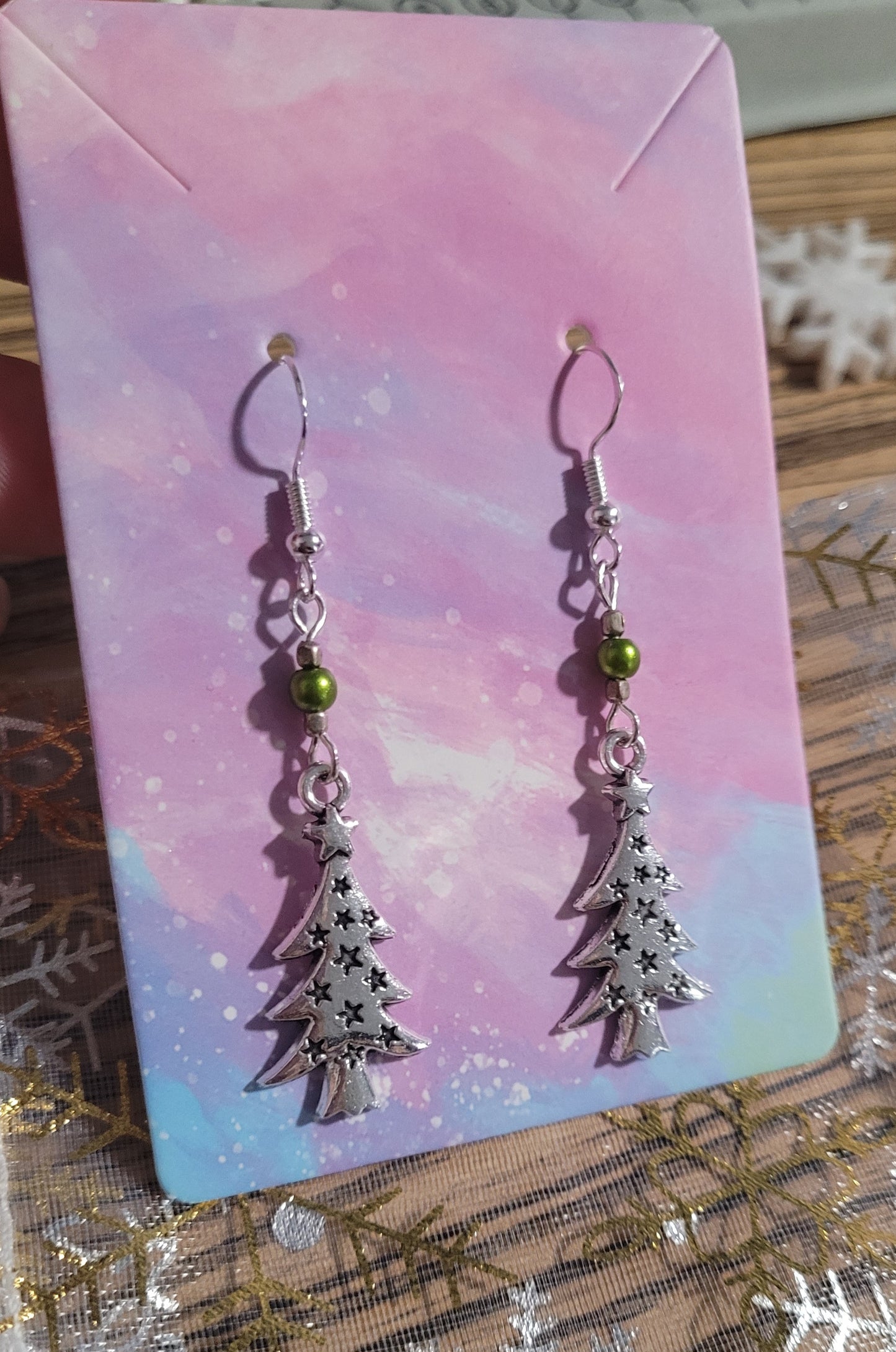 Christmas Tree Festive Earrings