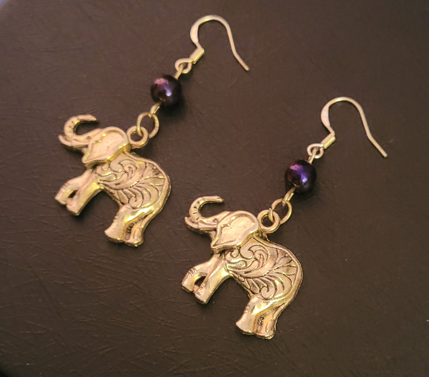 Elephant Dangle Earrings