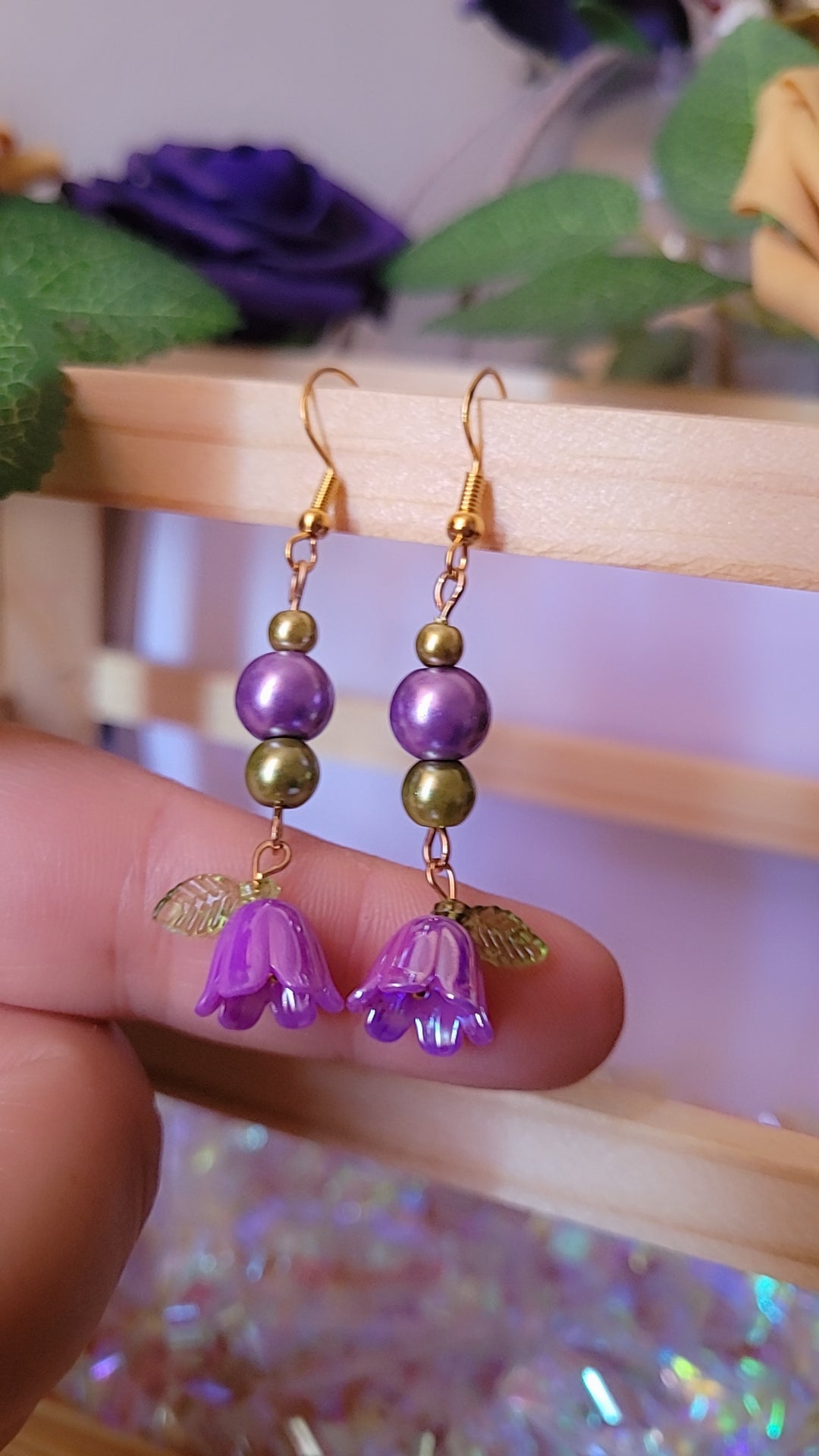 Enchanted Forest Flower Earrings