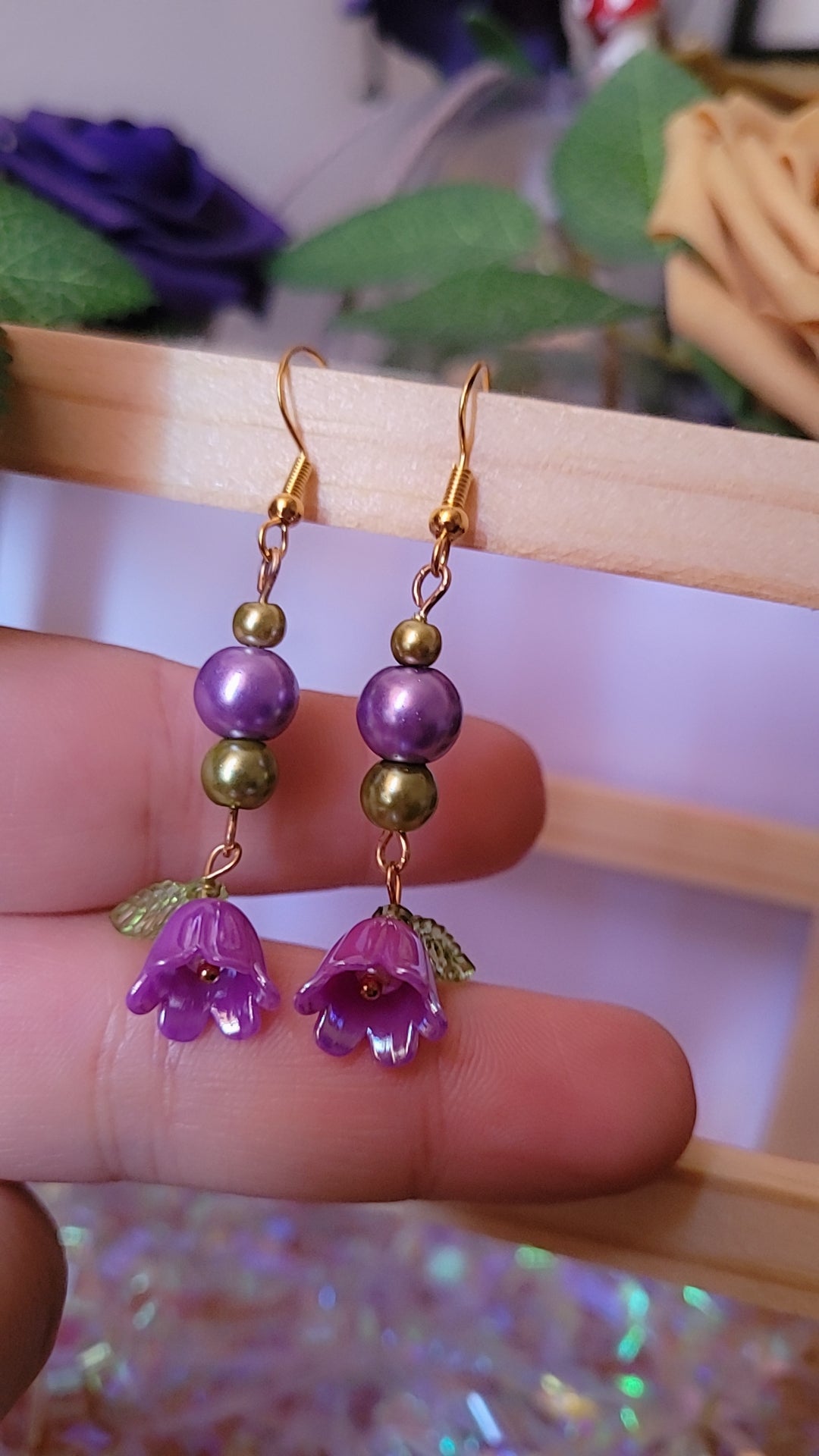 Enchanted Forest Flower Earrings