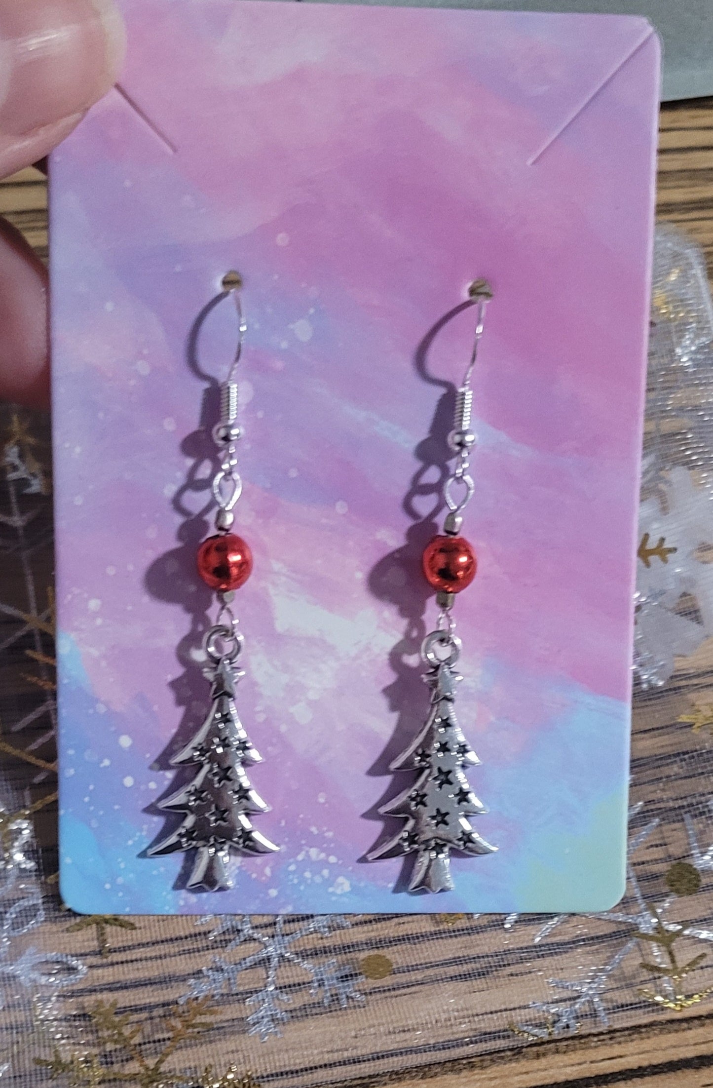 Christmas Tree Festive Earrings