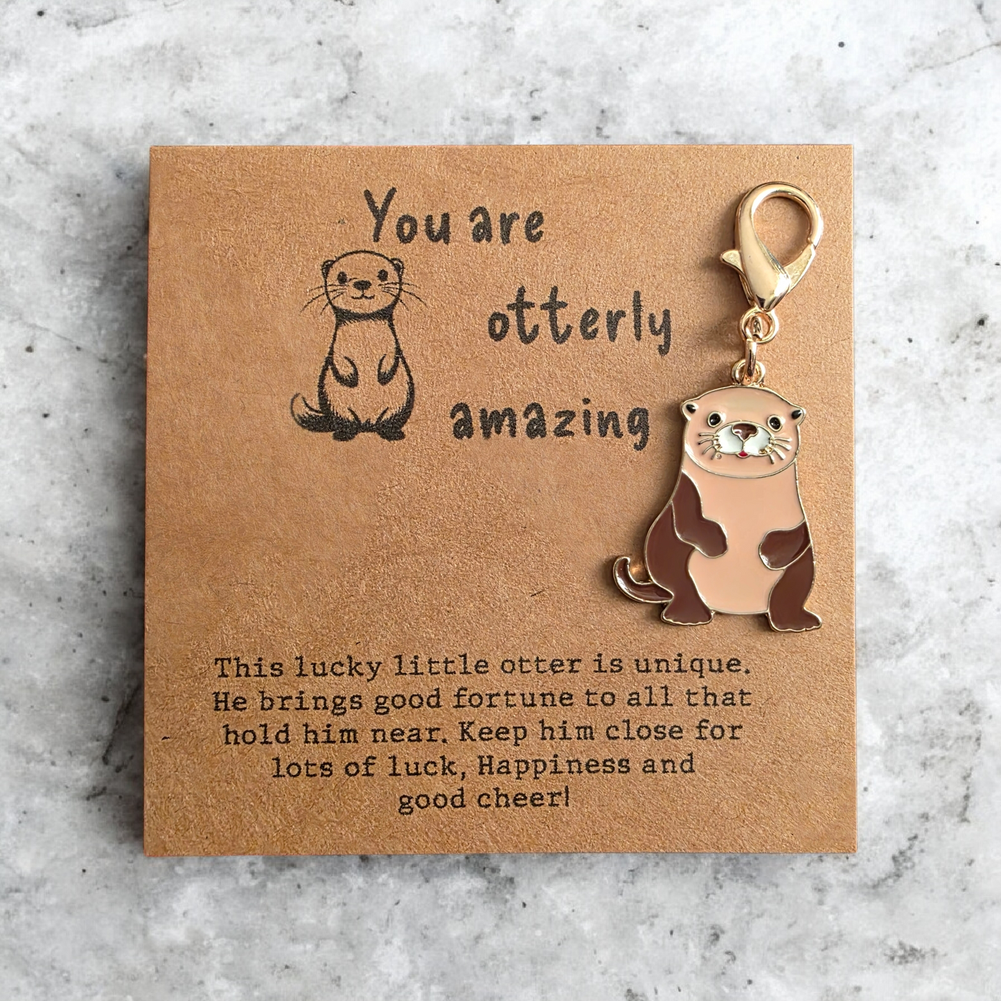 Otter Pocket Luck Charm Token