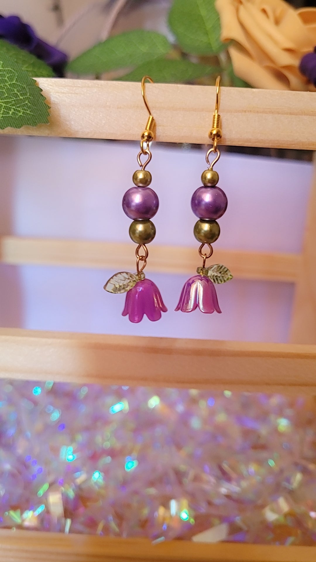 Enchanted Forest Flower Earrings