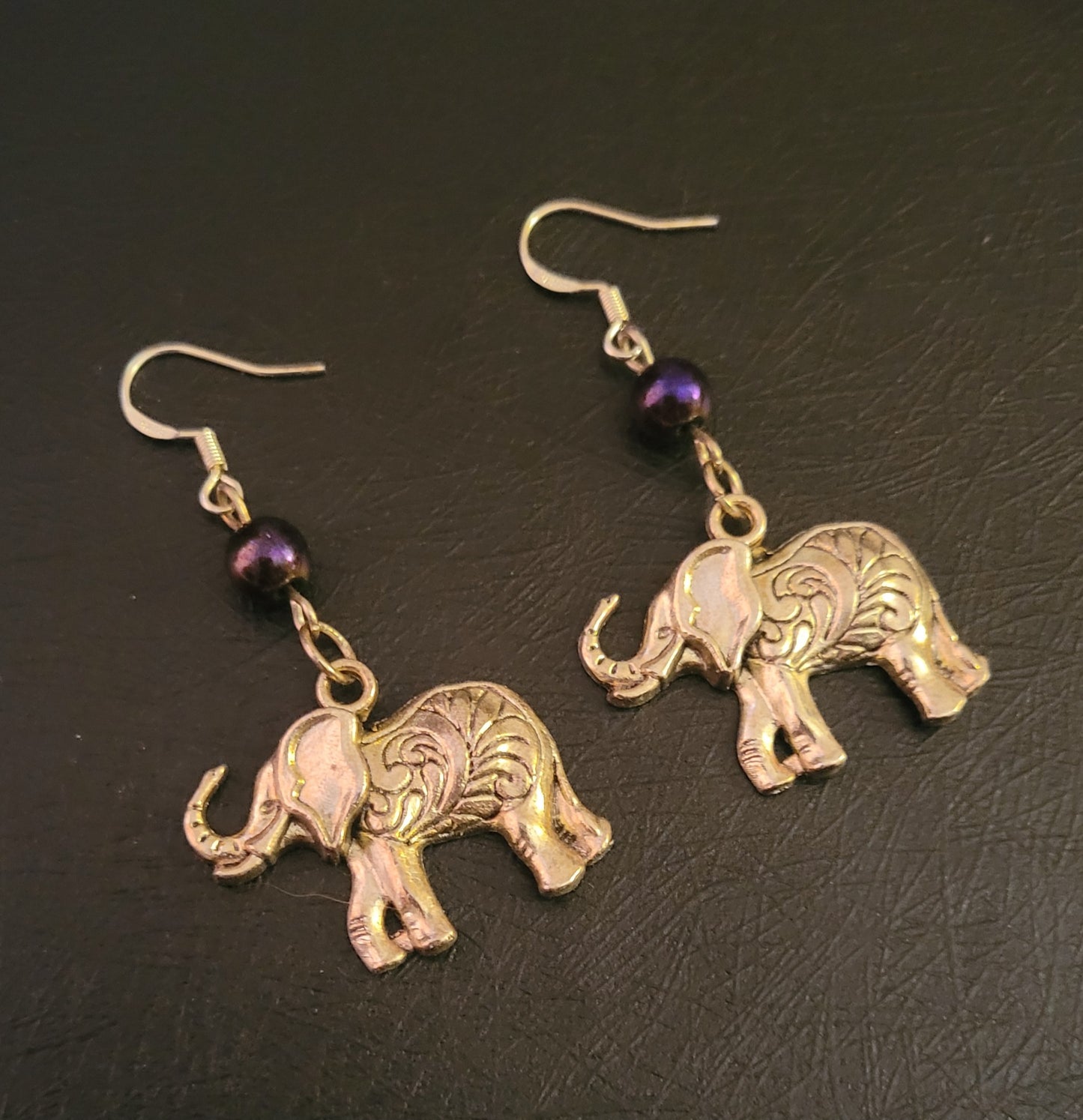 Elephant Dangle Earrings